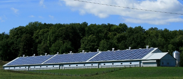 solar powered barn